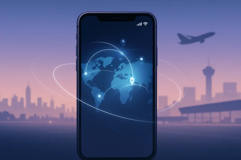 Saily vs Airalo eSIM comparison on smartphone for international travel