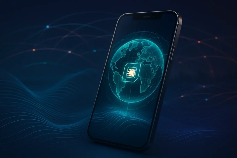 Saily vs Holafly eSIM comparison showing travel data plans and pricing on smartphone