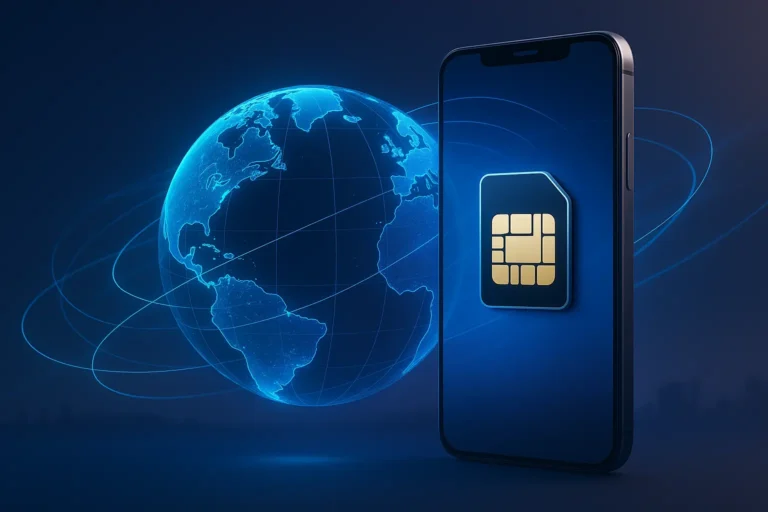 Saily vs Nomad eSIM comparison on smartphone for international travel