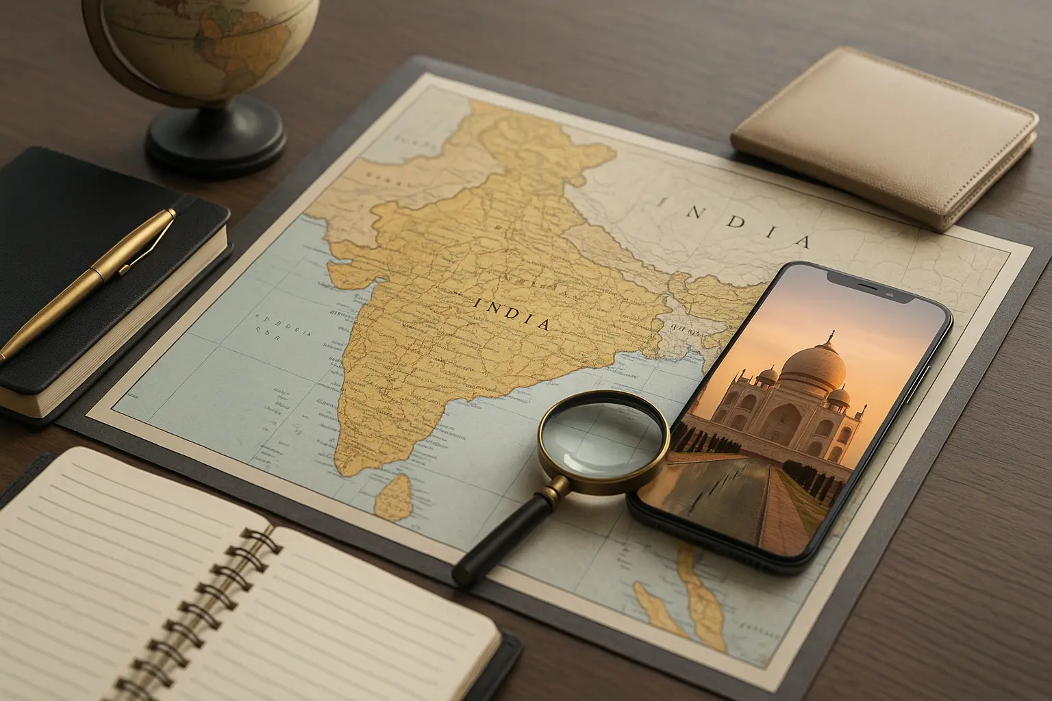 using travel eSIM in India with smartphone and strong mobile network coverage