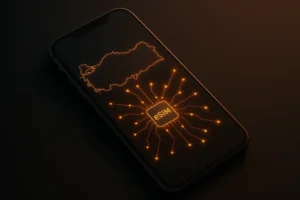 best eSIM options for Turkey with smartphone showing mobile data connection in Istanbul