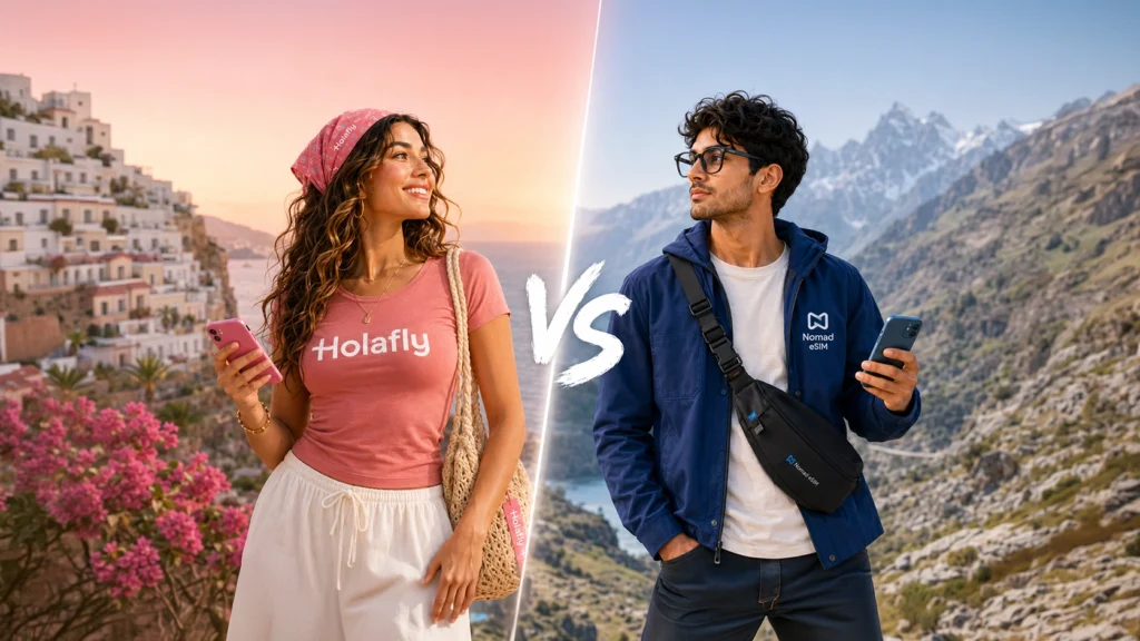 Holafly vs Nomad: Which eSIM Is Better for International Travel?