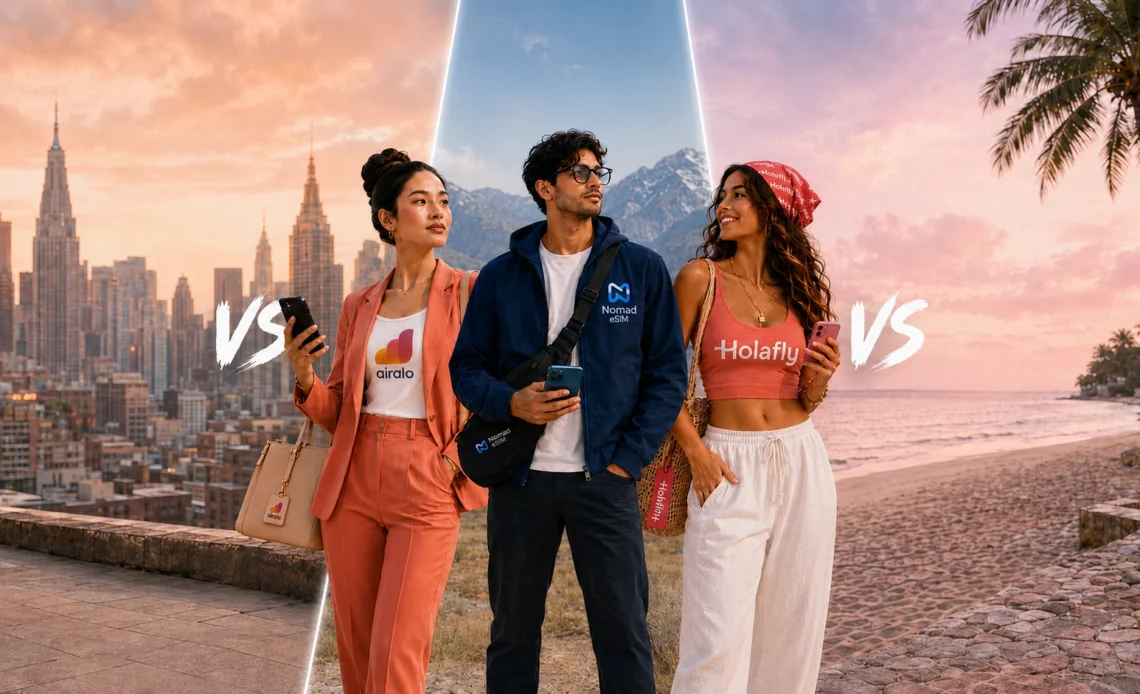 AIRALO vs NOMAD vs HOLAFLY: Which eSIM Is Best in 2026?