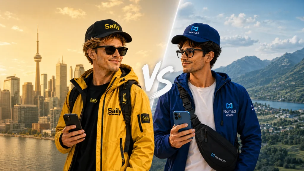 SAILY vs NOMAD: Which eSIM Is Better for Travelers?