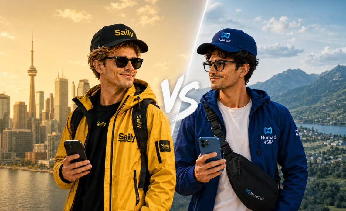 SAILY vs NOMAD: Which eSIM Is Better for Travelers?